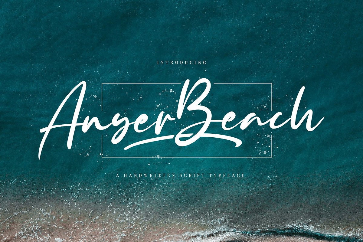 Anyer Beach - Handwritten Font, a Script Font by StringLabs (Photo 1 of 11)