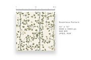 6 Seamless Patterns: Floral & Stripe, a Pattern Graphic by StudioCitra (Thumbnail 7 of 11)