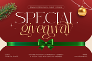Christmas Memory - Christmas Font, a Serif Font by Umitype (Thumbnail 3 of 9)