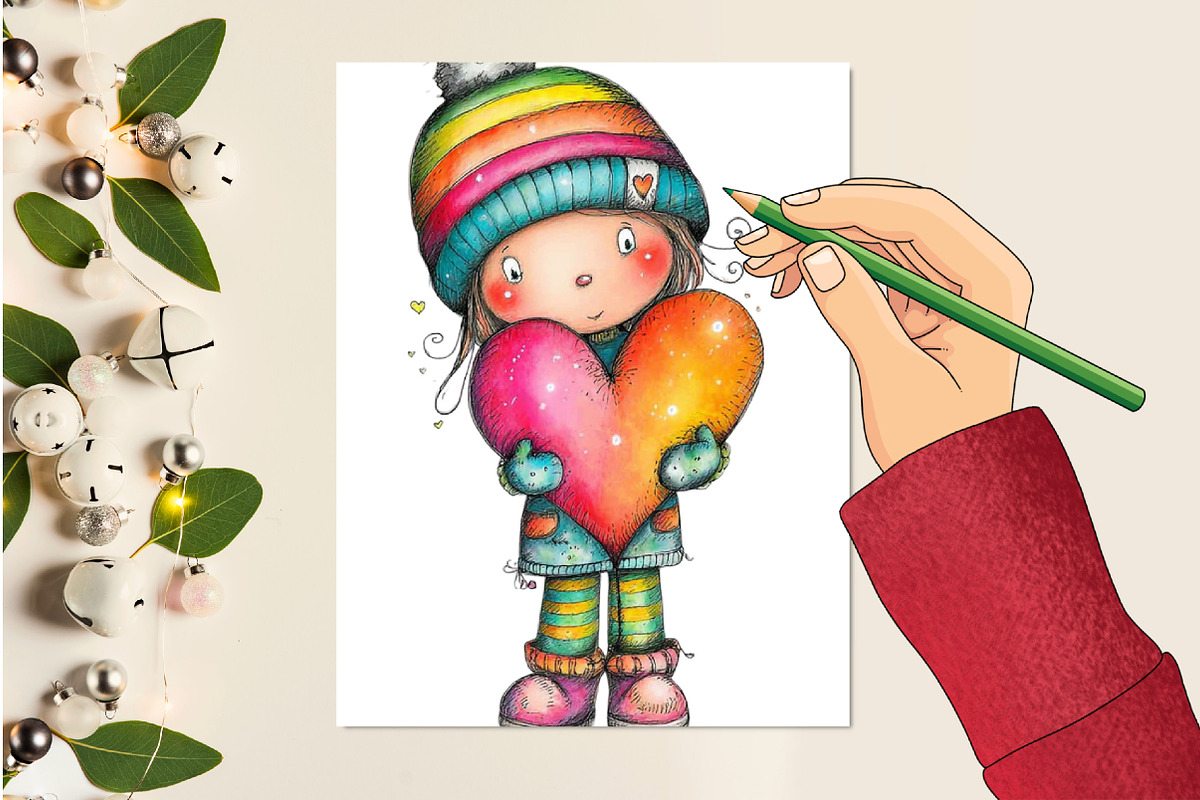 Quirky Valentine Boy Clipart, an Illustration by designcity5 (Photo 5 of 5)