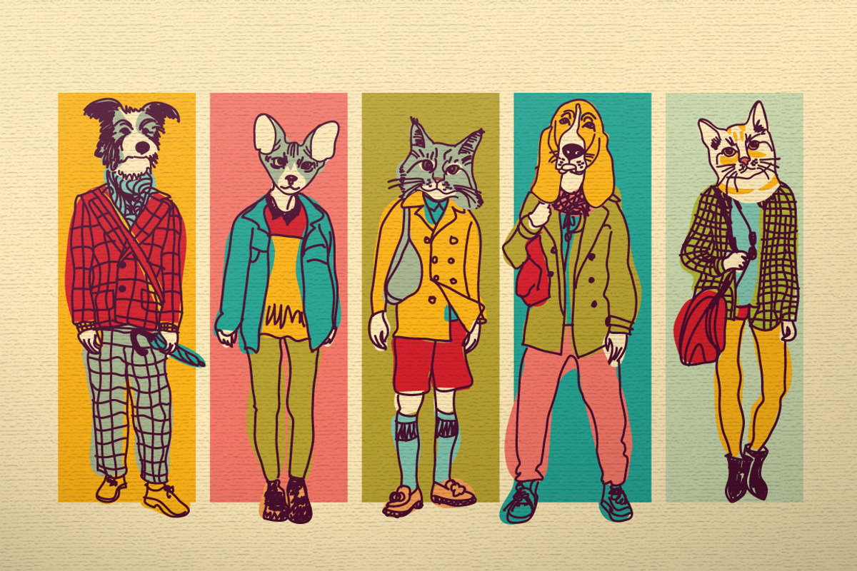 People like animals vector set, an Animal Illustration by Crowhouse (Photo 4 of 6)