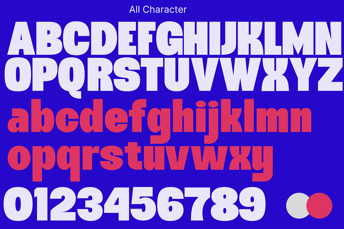 KANGMO-DISPLAY FONT, a Sans Serif Font by maybefont (Photo 6 of 9)