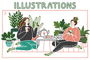 HOMEPLANTS | clip arts collection, a Decorative Illustration by Nastya Tkachova (Thumbnail 10 of 11)