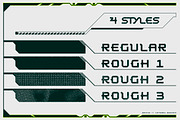 Raxus - Futuristic Font, a Sans Serif Font by Lateral Design (Thumbnail 3 of 11)