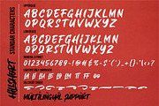 Hillshort -Urban Brush-, a Blackletter Font by ErgibiStudio (Thumbnail 10 of 10)