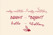 Christmas Font & Doodles collection, a Script Font by CallMeStasia (Thumbnail 17 of 18)