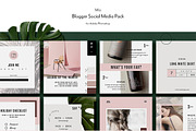 Lifestyle Social Media Kit • Mïa, a Social Media Template by Nonola (Thumbnail 1 of 9)