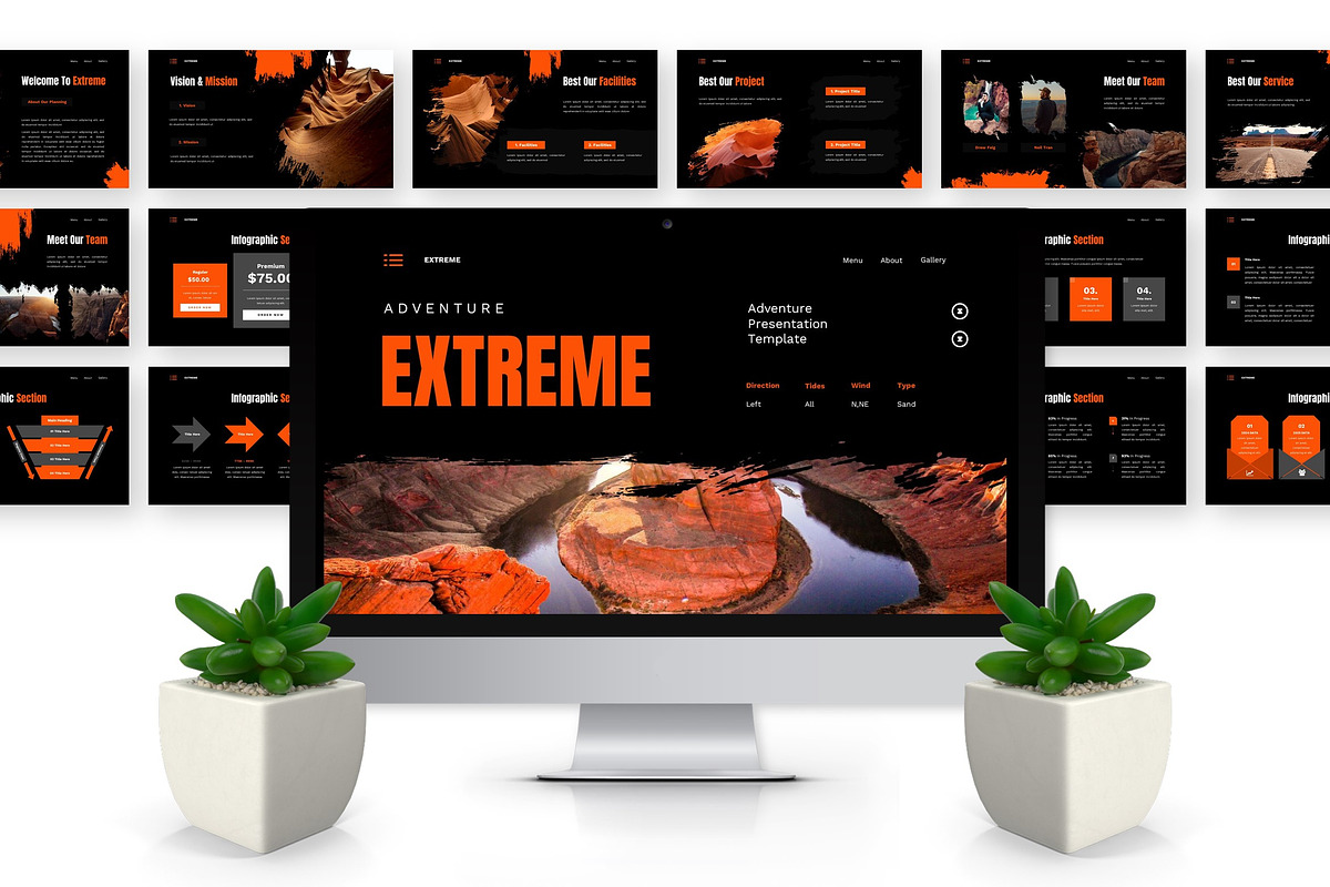 Extreme - Adventure Powerpoint, a Presentation Template by Deepslide Studio (Photo 2 of 6)