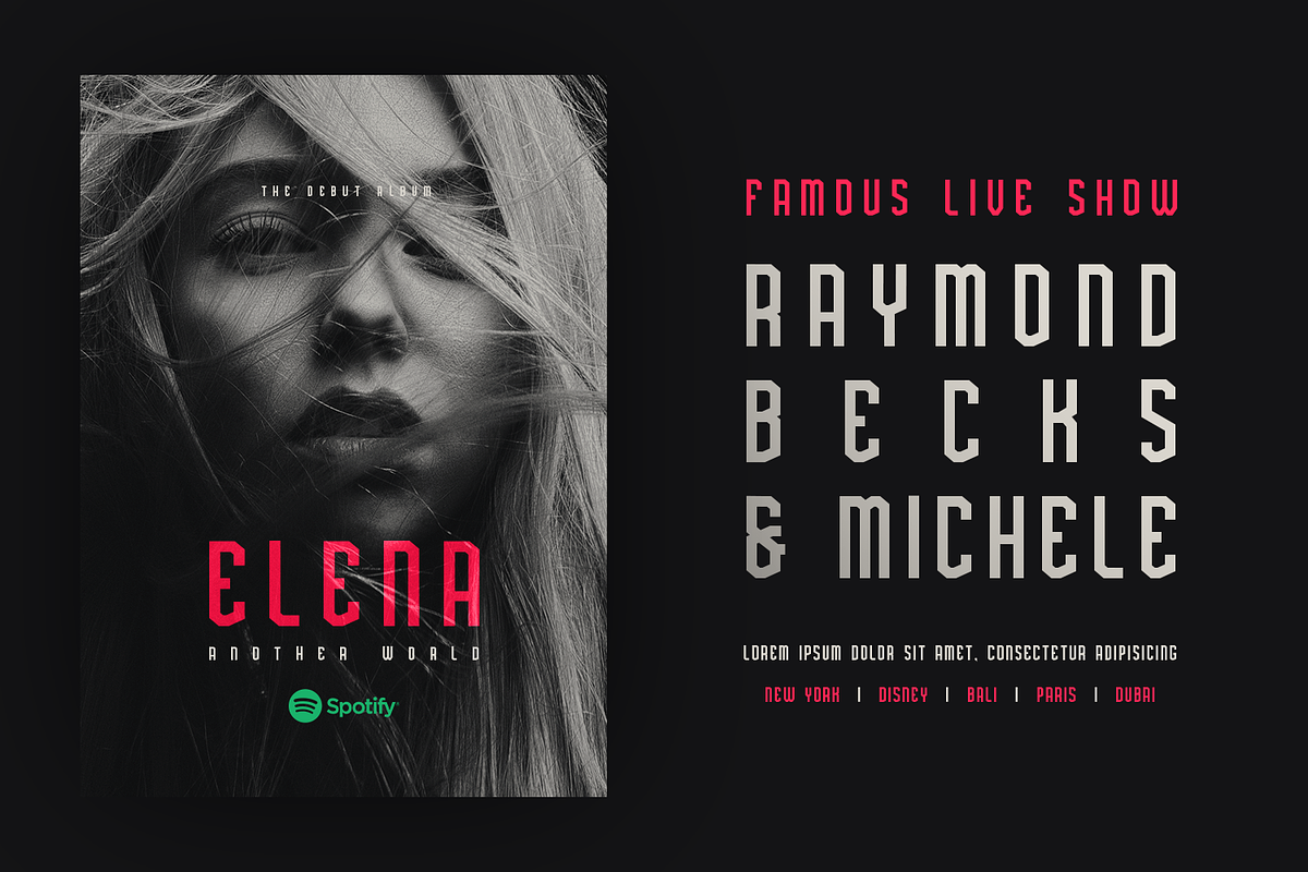 Brightland - Condensed Sans Serif, a Sans Serif Font by Pixesia Studio (Photo 3 of 13)