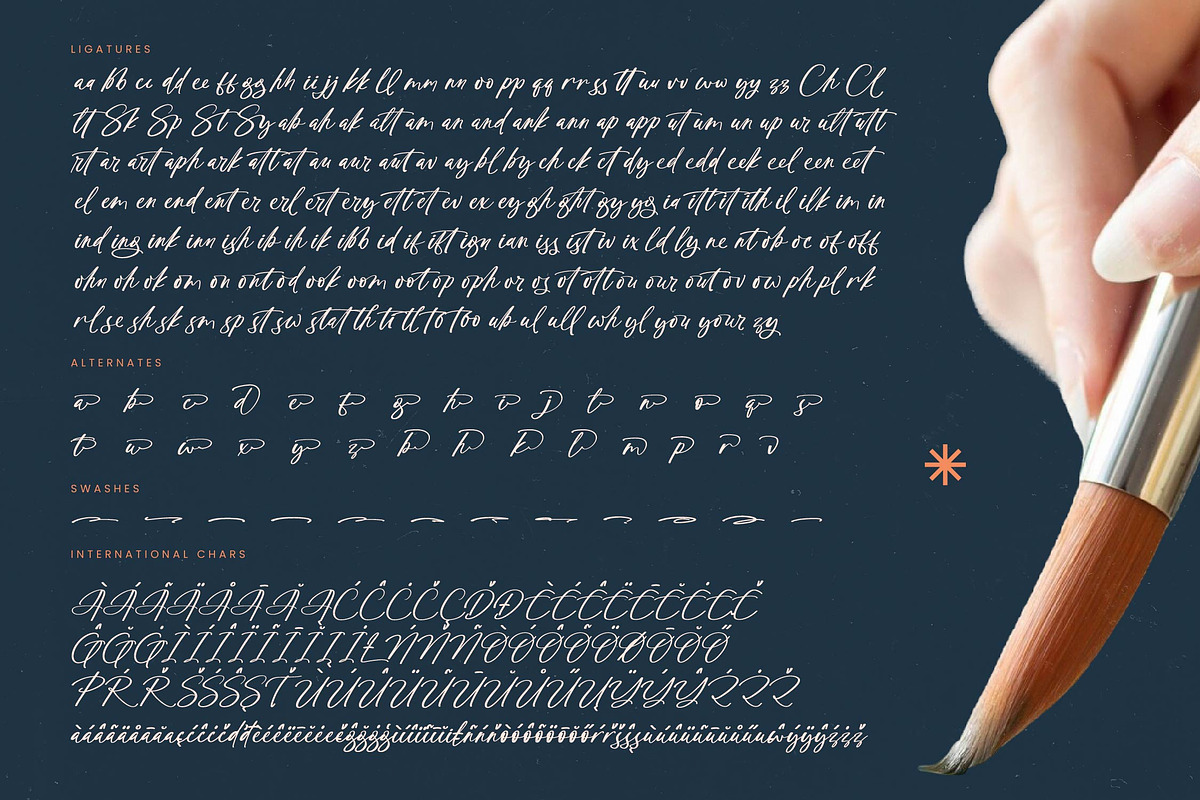 Authentic Bhutan Bold Brush Font, a Script Font by stylishtype.co (Photo 19 of 20)