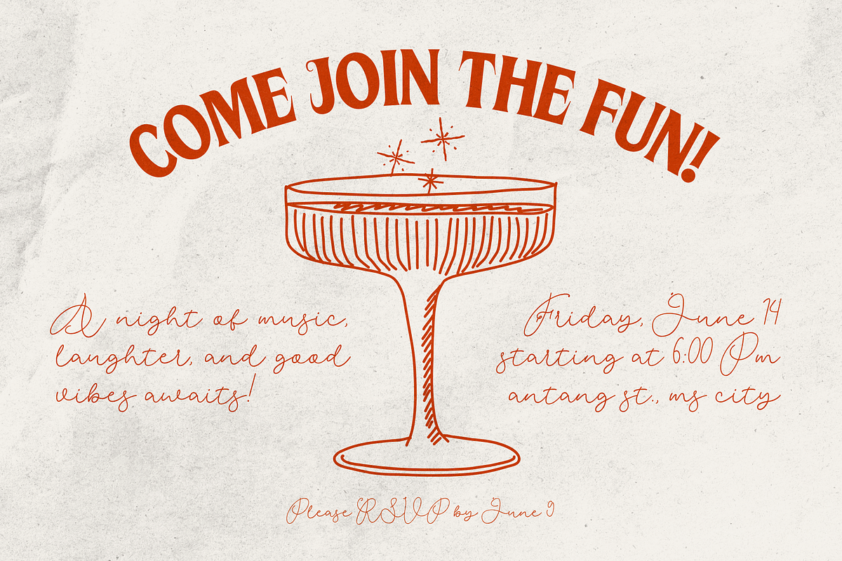 Gilded Lumiere - An Elegant Font Duo, a Script Font by Ainun Jinan (Photo 9 of 12)