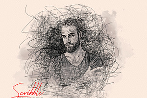 Scribble Photo Effect Art