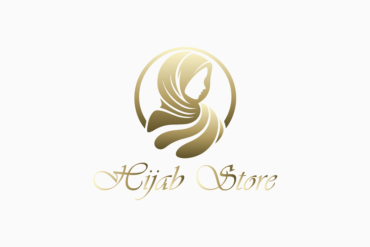 Elegant Hijab Store Logo Headscarves, a Branding & Logo Template by Signatoro (Photo 2 of 2)