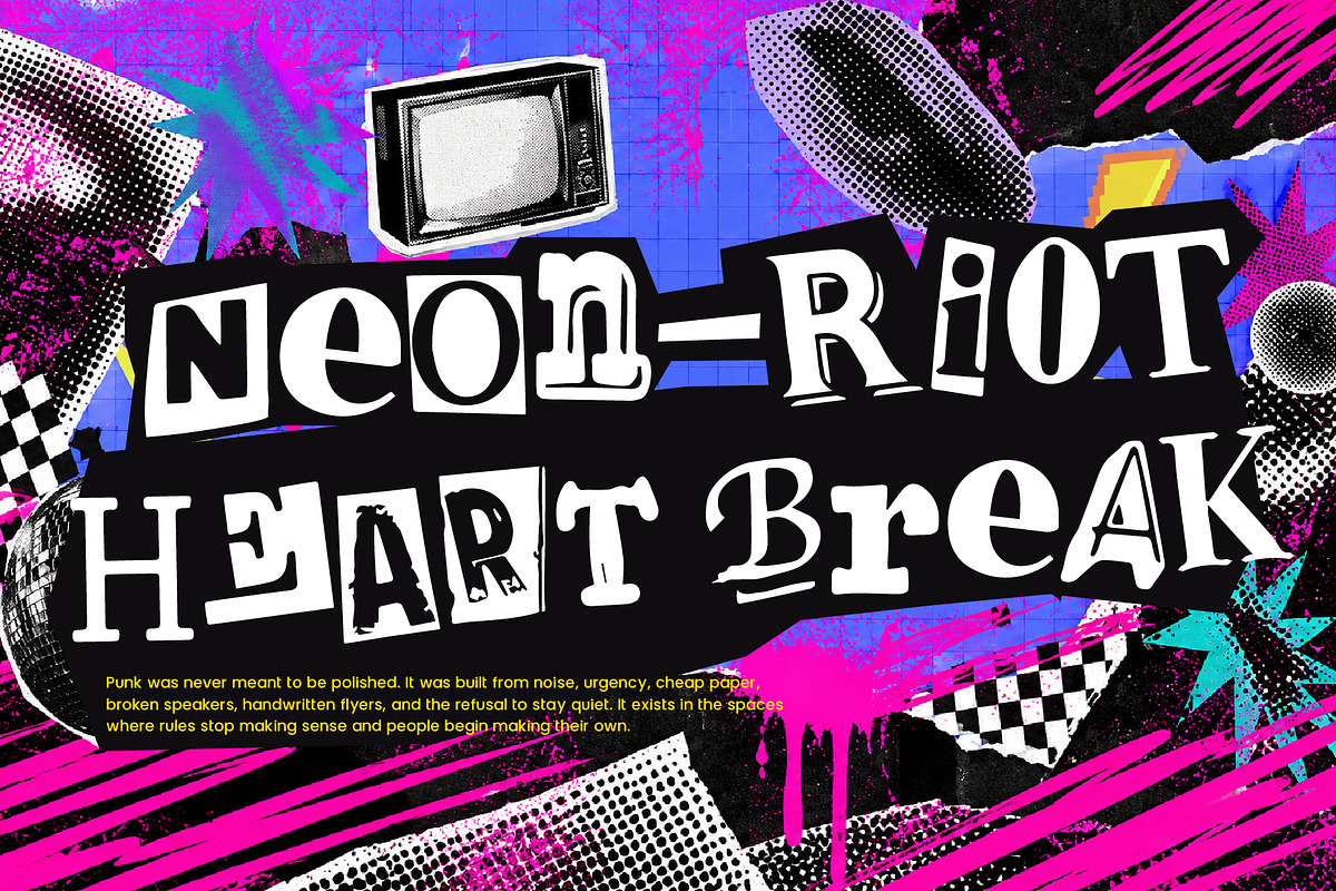 Submerge - Punk Display Font, a Sans Serif Font by Any-Type® Foundry (Photo 3 of 9)