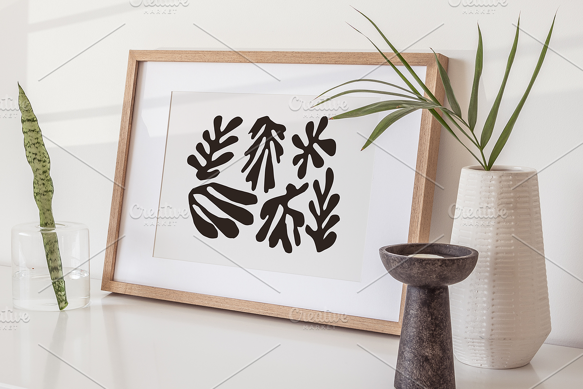 Boho Vector Art Print Elements, a Background Graphic by CojoMoxon (Photo 4 of 9)