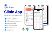 Clinic Pro - Patient Management App, an App Template by shaxrillo (Thumbnail 2 of 2)