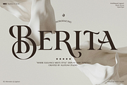 Berita, a Serif Font by Aluyeah Studio (Thumbnail 1 of 15)