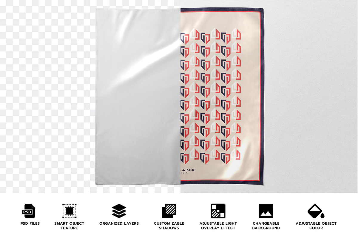 Bandana Mockup, a Product Mockup by PixelVoyager (Photo 2 of 7)