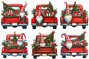 Merry Christmas Truck PNG Clipart, an Illustration by Craft Nest (Thumbnail 3 of 5)