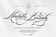 Absolute Bernaby, a Script Font by HKL Studio (Thumbnail 1 of 10)