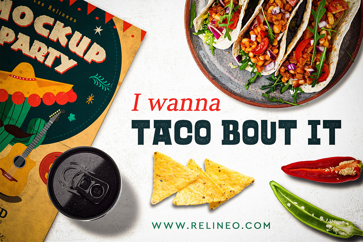 Mexican Food Scene & Mock-up Creator, a Cups & Container Mockup by relineo.mock-ups (Photo 4 of 21)