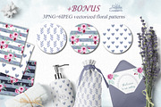 Watercolor floral marsala, an Illustration by BrushArtDesigns (Thumbnail 6 of 10)