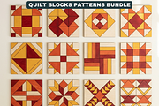 Geometric Barn Quilt Block Patterns, a Pattern Graphic by AtacanDigital (Thumbnail 10 of 19)