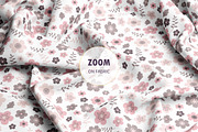 Rosy & Coffee Wild Flowers Seamless, a Pattern Graphic by DrawStudio1988 (Thumbnail 7 of 9)