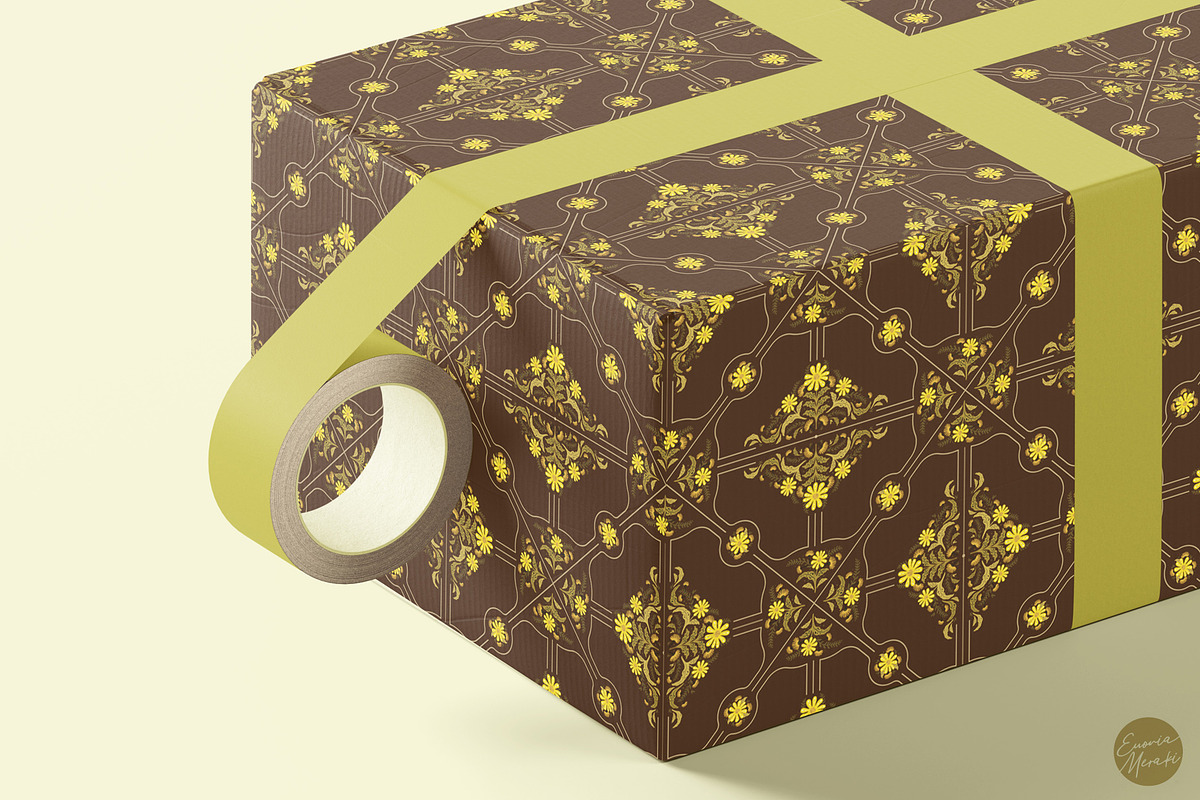 Vintage Floral Pattern 1 Flower Tile, a Pattern Graphic by Euonia Meraki (Photo 12 of 18)