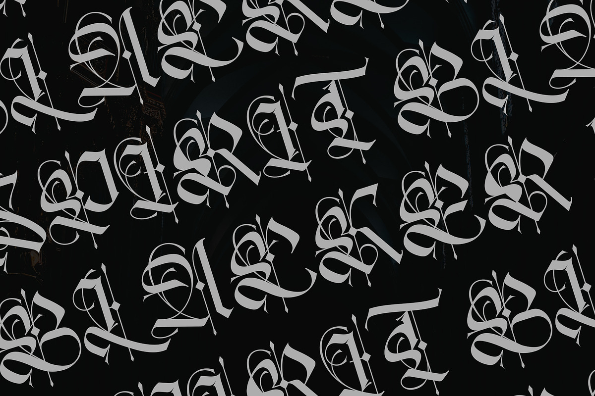 Blacker Spirit, a Blackletter Font by Letterara (Photo 4 of 15)