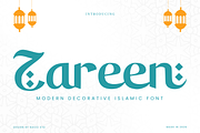 Zareen Decorative Islamic Font, a Serif Font by Vadovastd (Thumbnail 1 of 8)