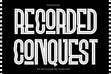 RECORDED CONQUEST - CONDENSED FONT