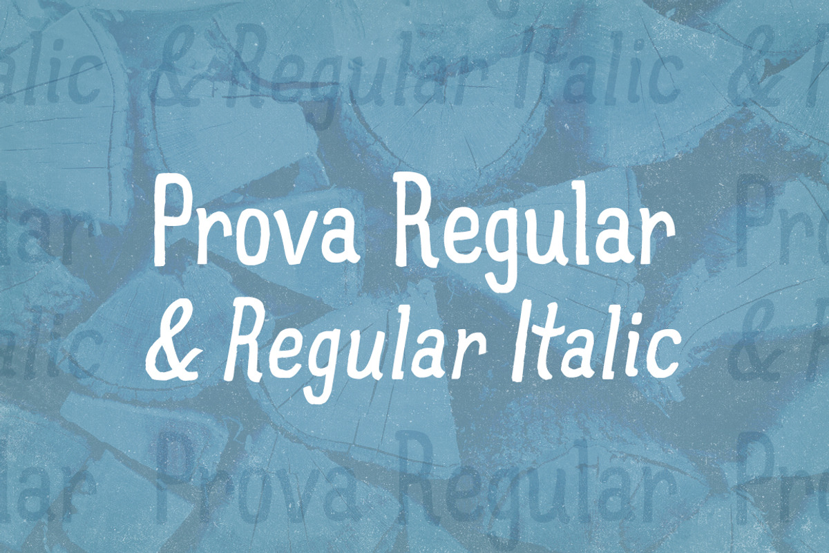 Prova Regular & Regular Italic