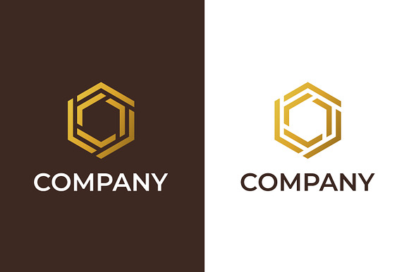 Luxury Geometrical Logo Company preview 4