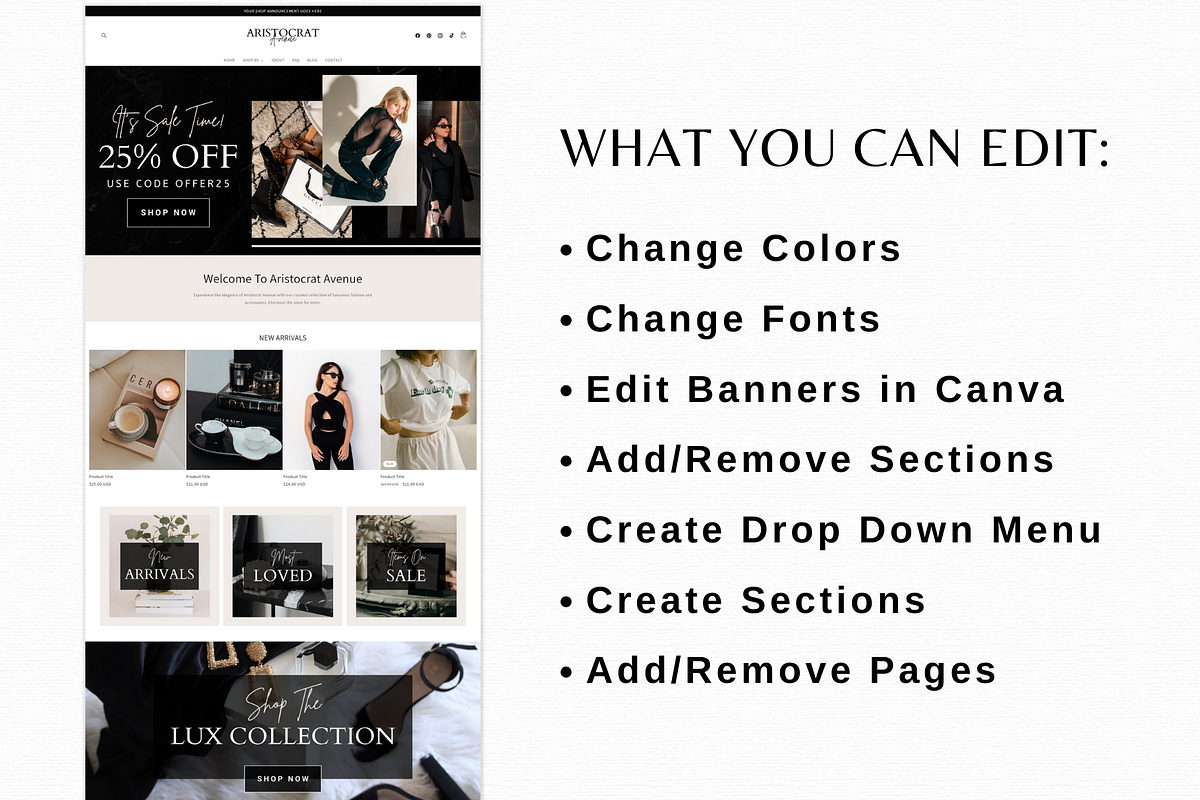 Minimal Shopify Store Theme, a Shopify Template by AdvertFox (Photo 4 of 10)