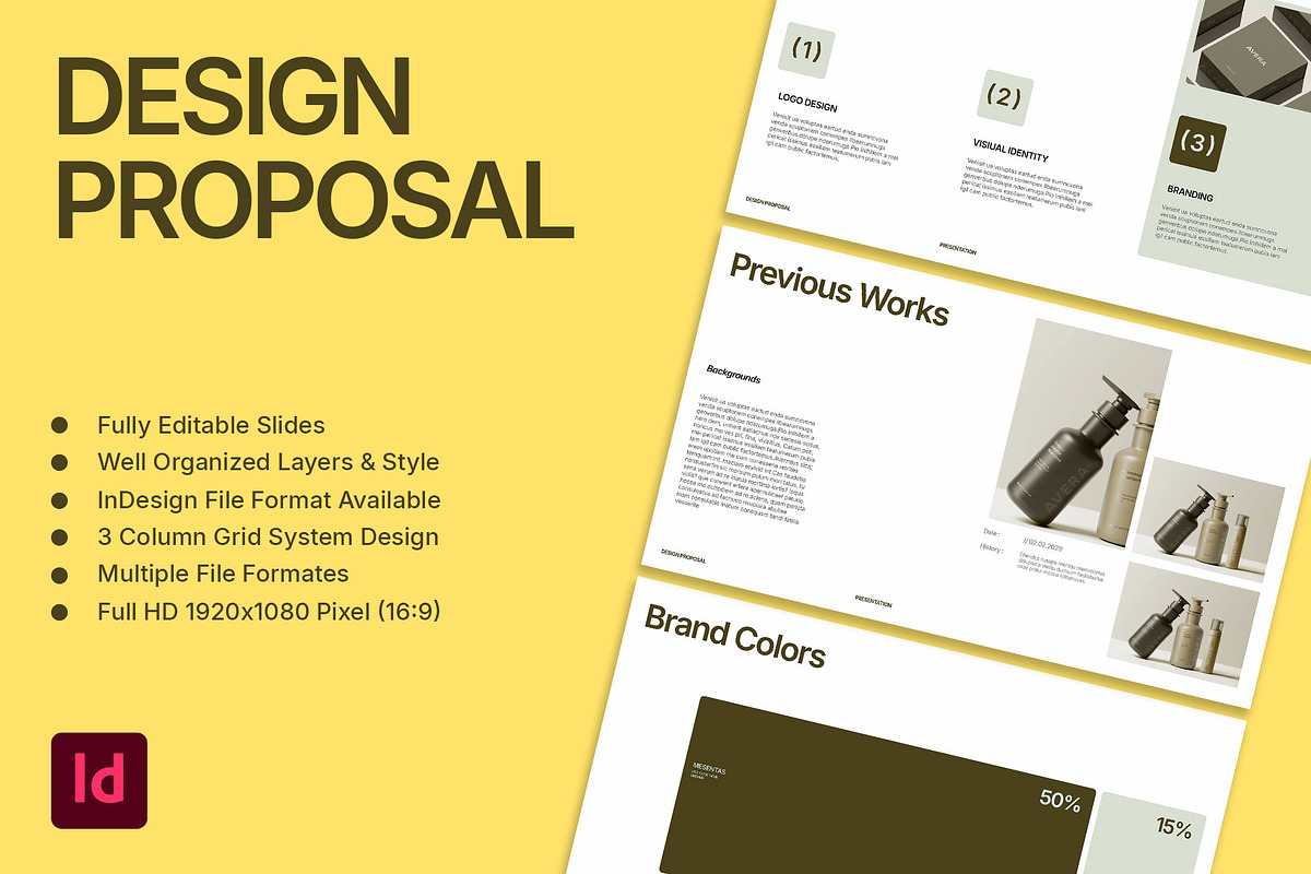 Brand Design Proposal Deck, a Presentation Template by Devators (Photo 2 of 8)