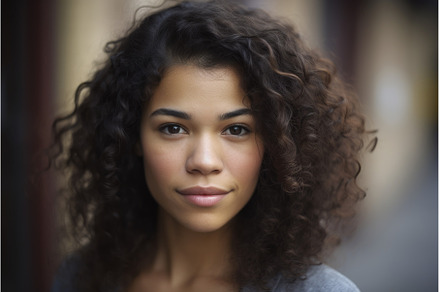 Mixed race woman. Generate Ai, a Person Photo by Ylivdesign