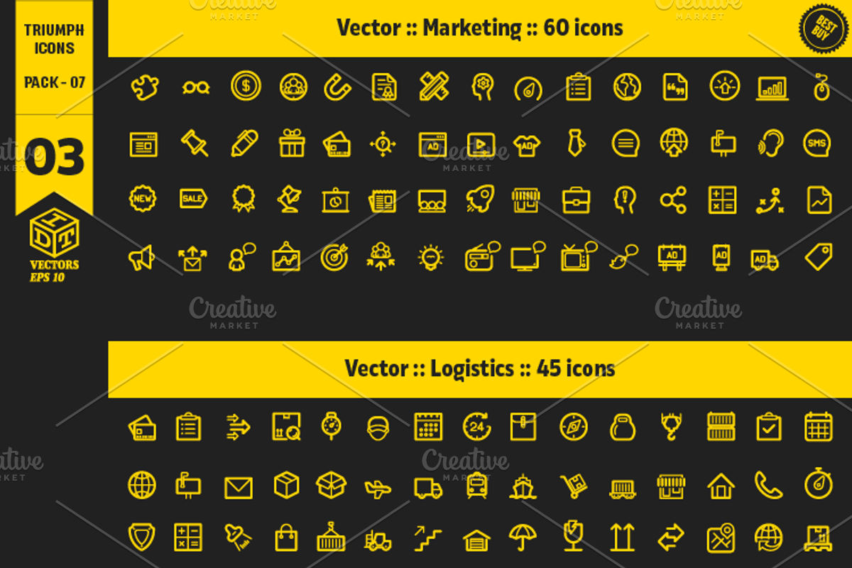 Triumph Icons Pack 07 preview 3
