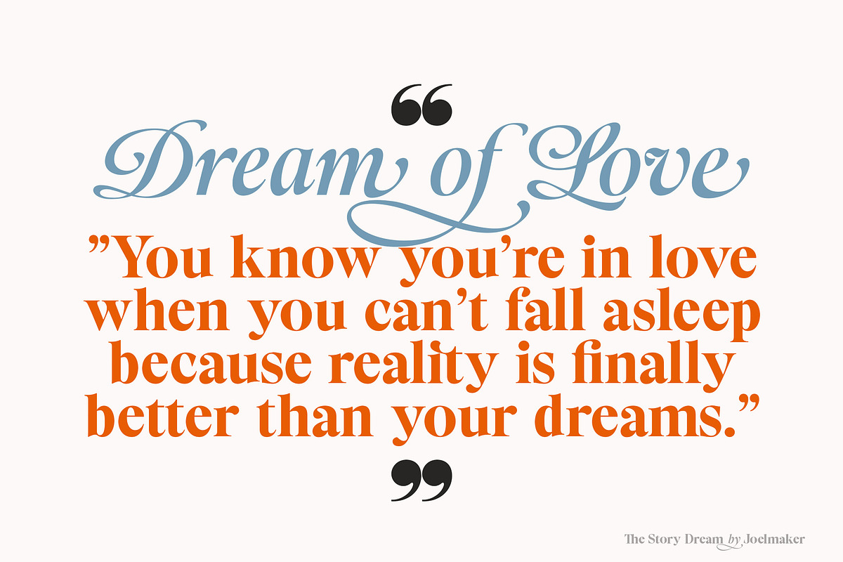 The Story Dream, a Serif Font by joelmaker (Photo 11 of 18)