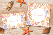 Sea Shells: watercolor set, a Background Graphic by Fortuna Venit (Thumbnail 4 of 6)