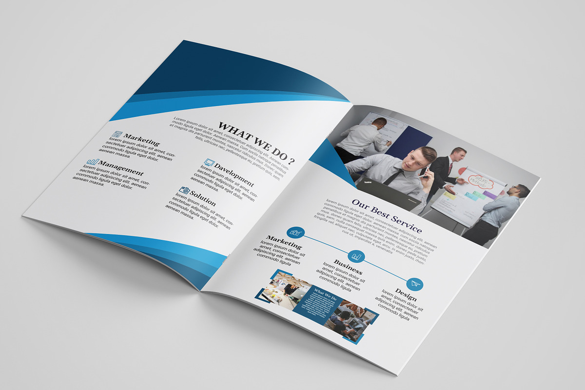 Business Brochure template, a Brochure Template by MRI STUDIO (Photo 4 of 10)