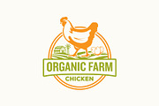 Chicken farm Logo Template, a Branding & Logo Template by Norma Studio (Thumbnail 1 of 3)