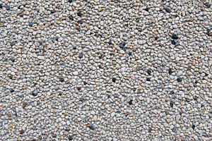 Pebble wall