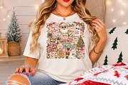 Vintage Pink Coquette Christmas PNG, a Seasonal Illustration by Rose Art (Thumbnail 4 of 4)