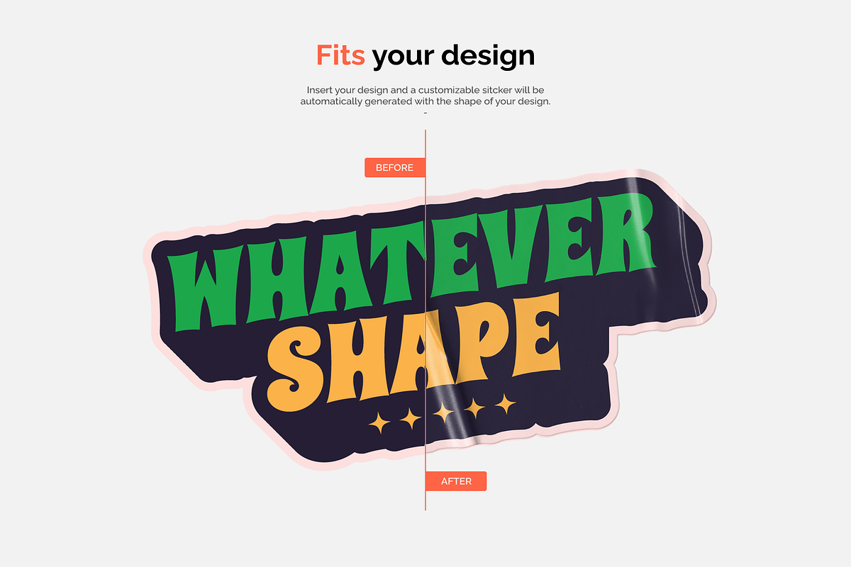 Sticker Mockup Machine, a Stationery Template by Mocku (Photo 3 of 16)