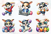 Hip hop bunny Easter day sublimation, an Illustration by RobertsArt (Thumbnail 7 of 7)