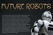Robocom – Futuristic Display Font, a Font by Bercreative (Thumbnail 2 of 3)