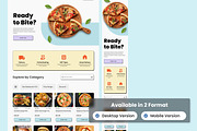 QuickSlice - Food Delivery Landing P, a Landing Page Template by twinstd (Thumbnail 3 of 5)