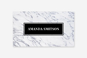 Marble business card template, a Business Card Template by Fearless Confetti (Thumbnail 4 of 4)