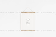Mockup Print Hanger Poster Mockup, a Graphic by HALFTOUNE (Thumbnail 7 of 7)